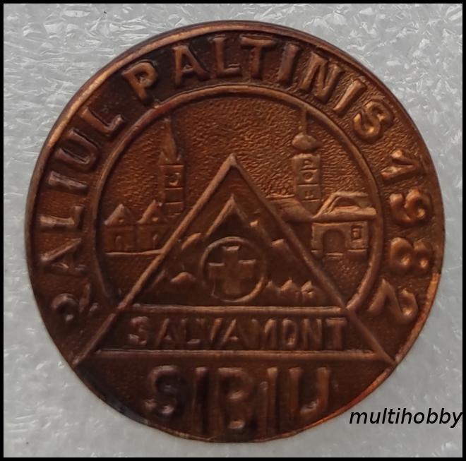 Insigna - Salvamont 08<br/>Raliul Paltinis 1982 SIBIU