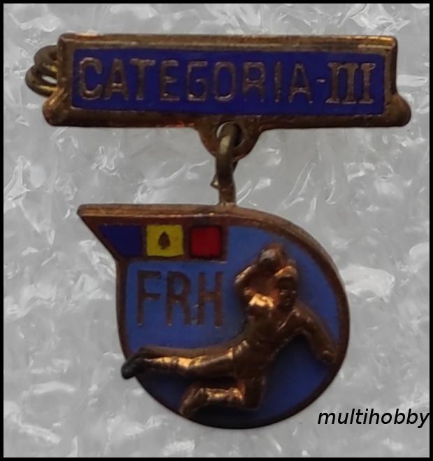 Insigna - Federatia Romana De Handbal<br/>Categoria III