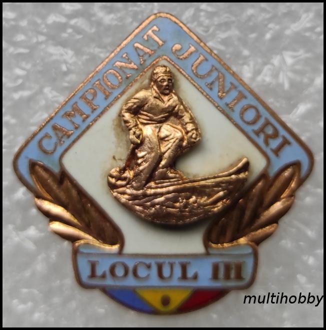 Insigna - Campionat Juniori<br/>Schi<br/>Locul III