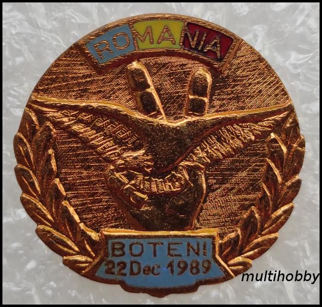 Insigna - Boteni<br/>22 Dec 1989