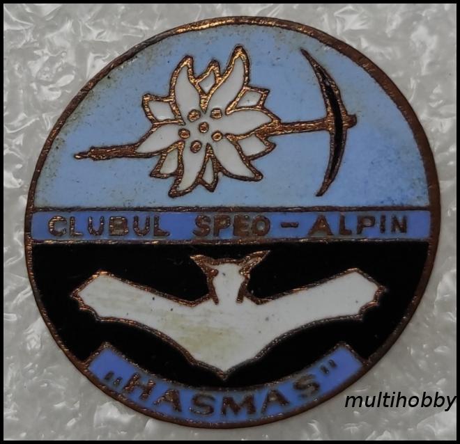 Insigna - Clubul<br/>Speo-Alpin<br/>Hasmas