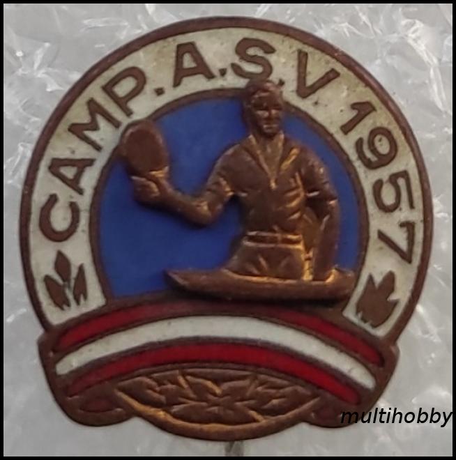 Insigna - Camp. A.S.V.<br/>1957