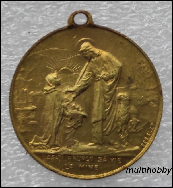 Medalie - 1936<br/>Dimitrie Nicolae Constantin Butiu<br/>Nascut Martie 1936<br/>Botezat de C. Vasiliu Bolnavu