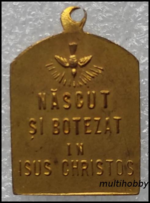 Medalie - Nascut si botezat in Isus Christos